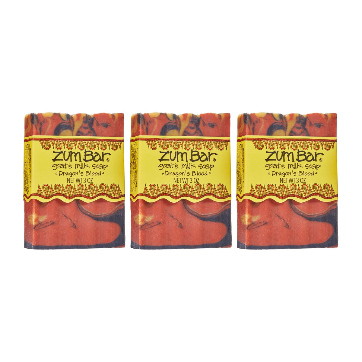 Zum front packaging showing product trio and natural branding benefits moisturizing