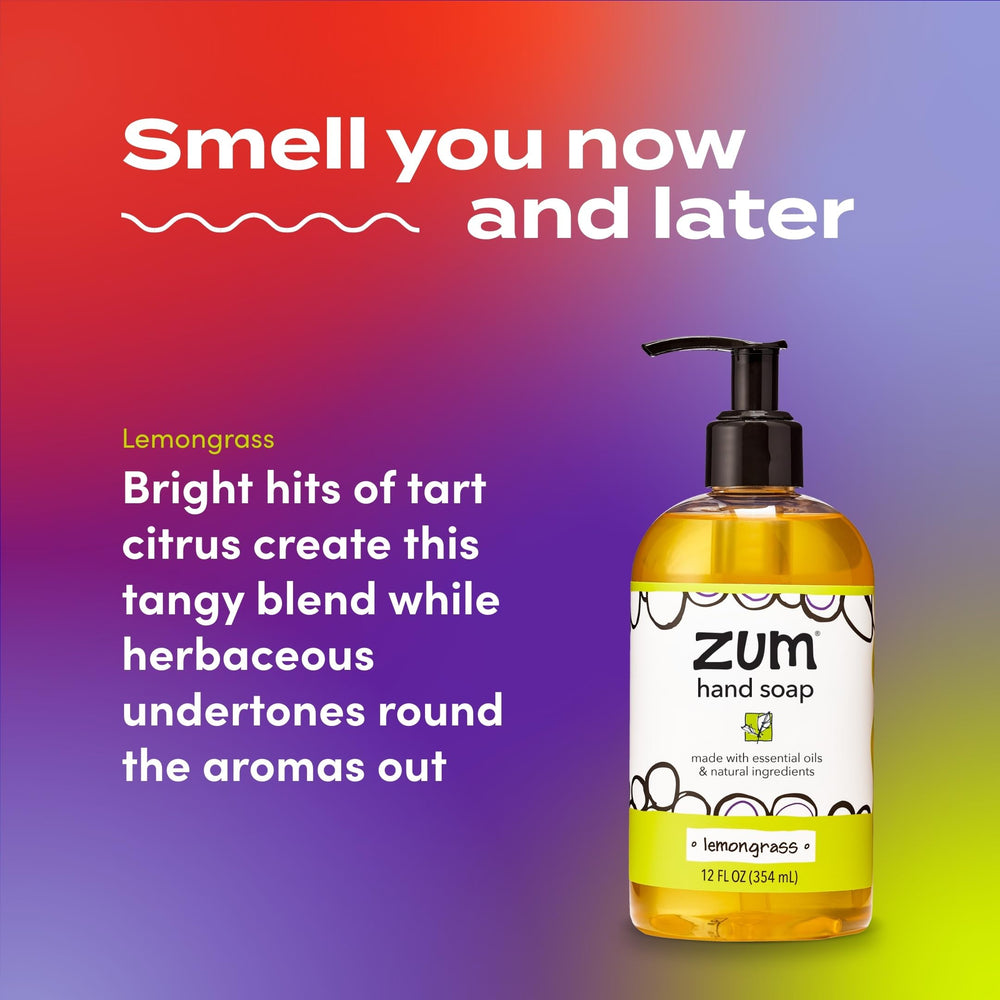 Zum back label showing ingredient list and visitor reassurance benefit