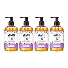 Zum bottle front packaging showing lavender scent and 12 oz size benefiting visibility