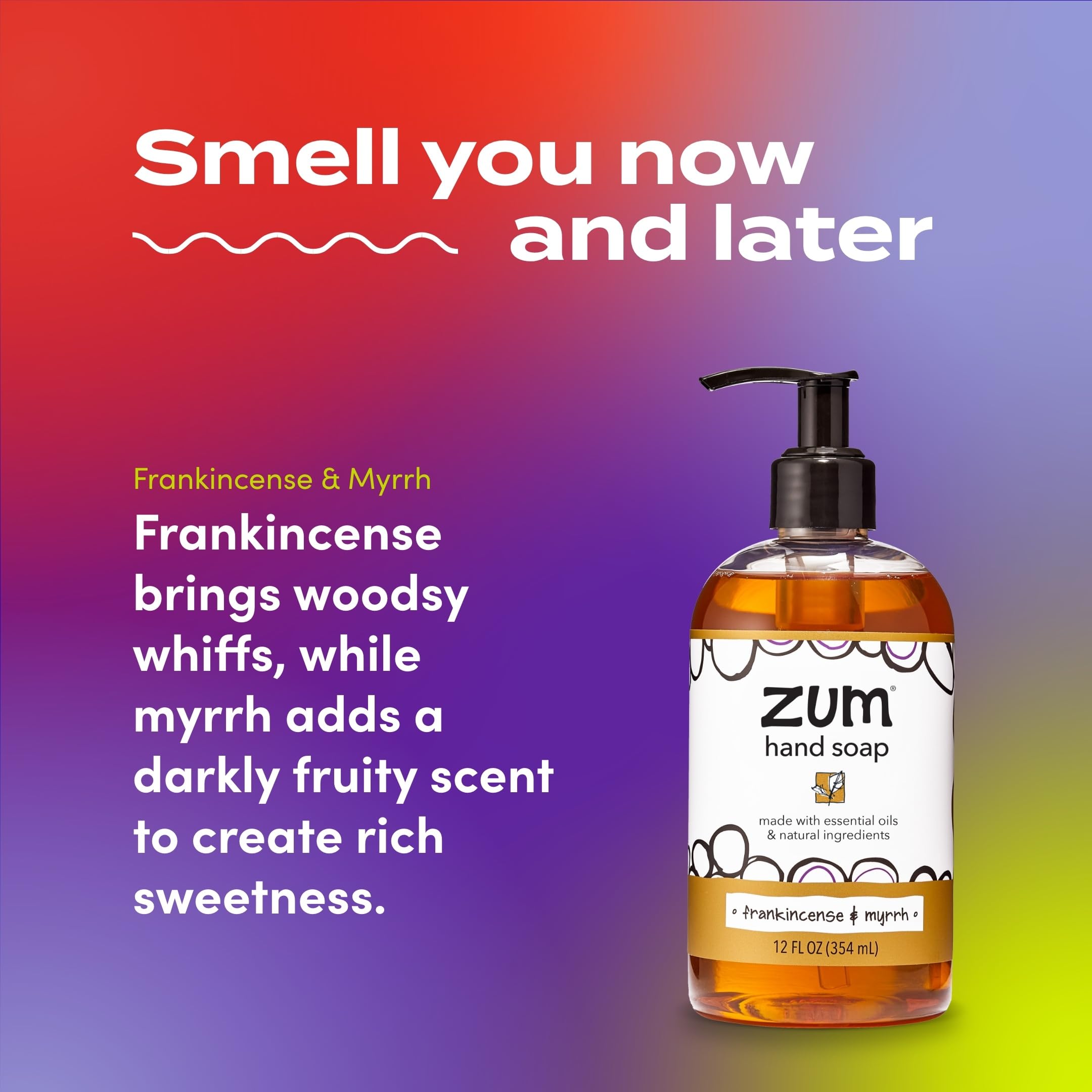 Zum soap lather texture on hand showing rich foam for effective cleansing