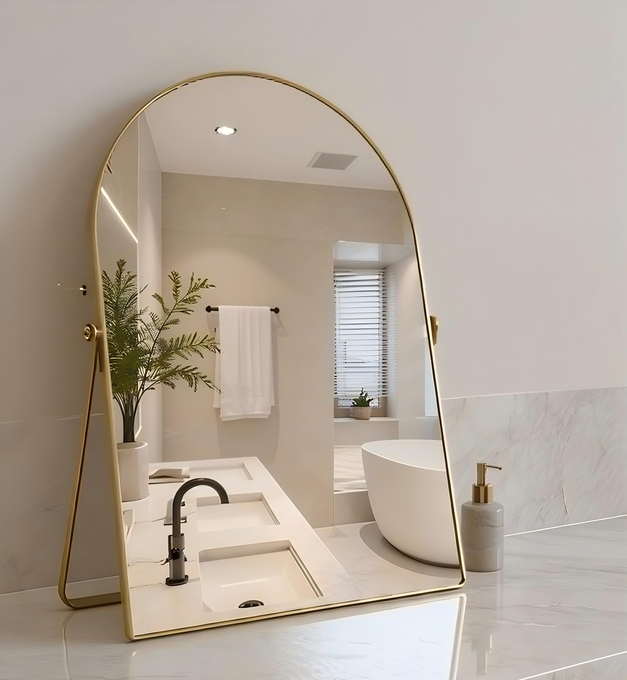 ZYApril pictured in bathroom setting enhancing decor and practicality