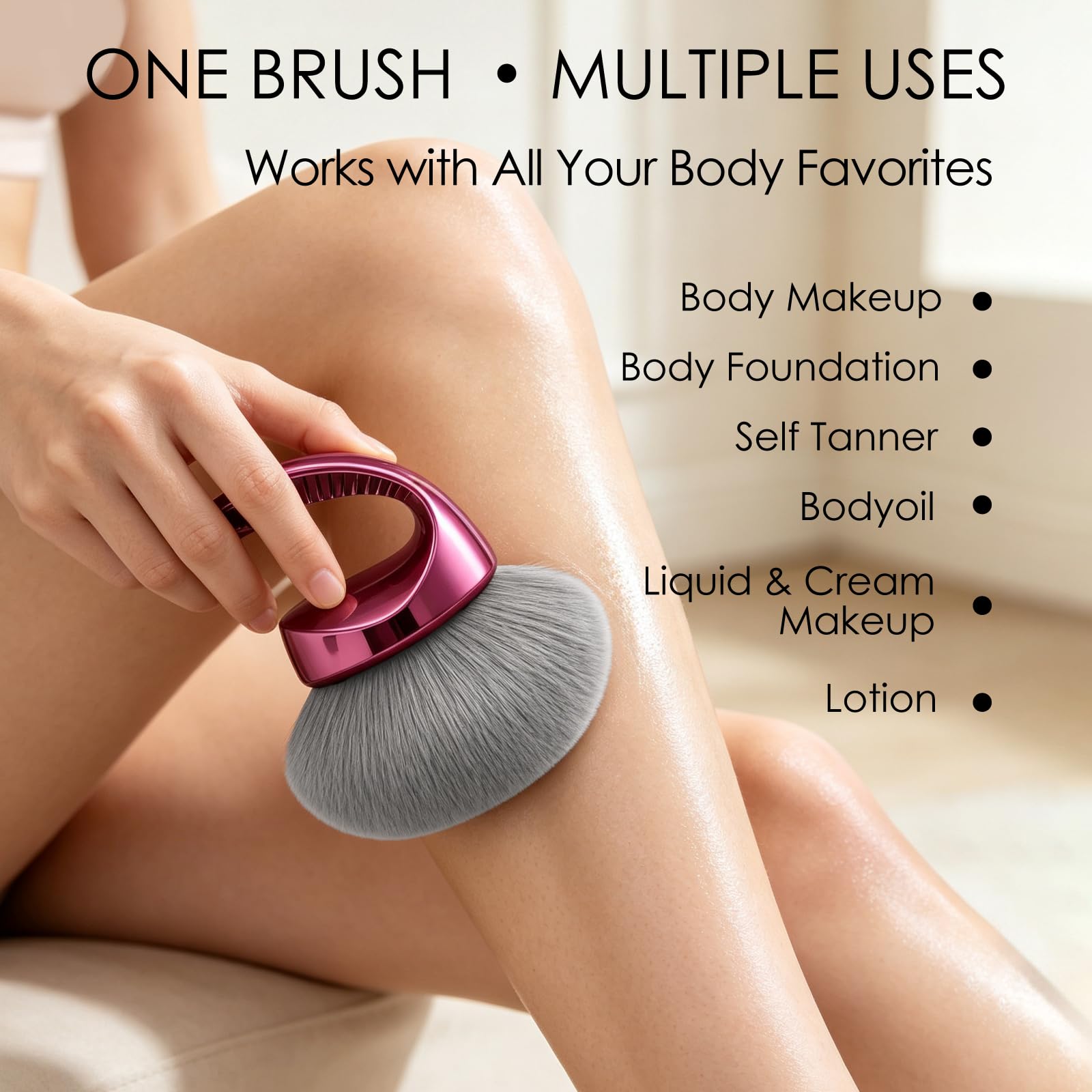 Zynufnx brush held in hand showing oversized head for fewer passes and time savings