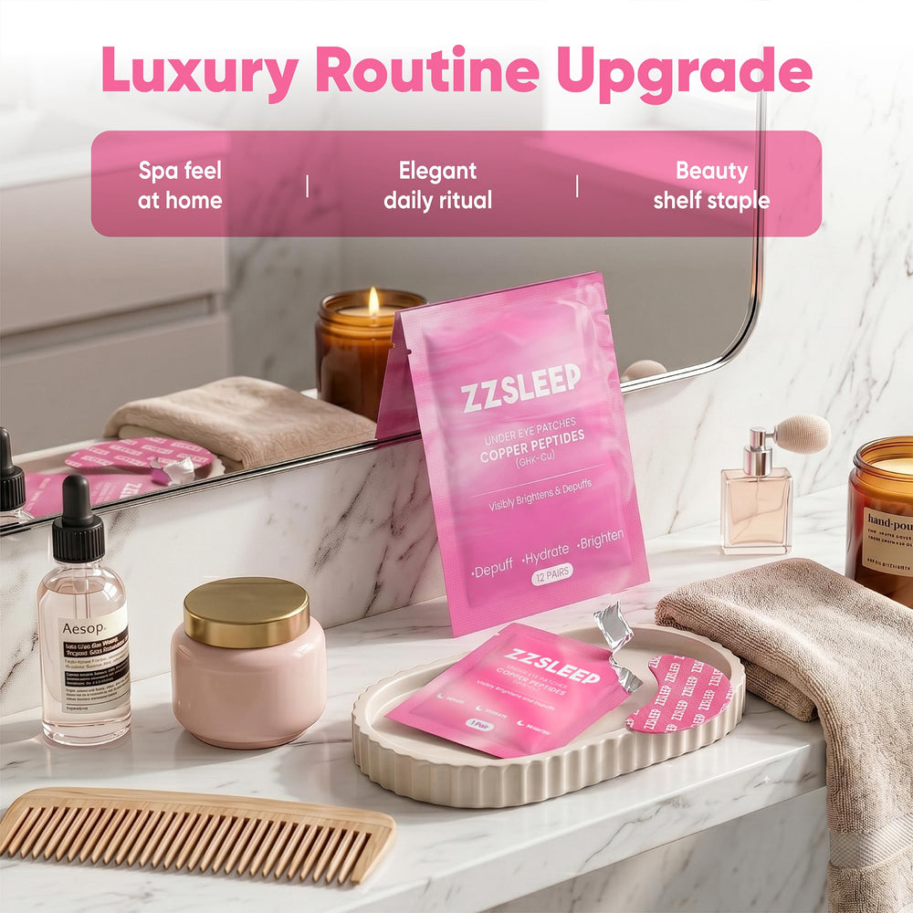 ZZSLEEP ingredients layout with peptides and hyaluronic acid benefits