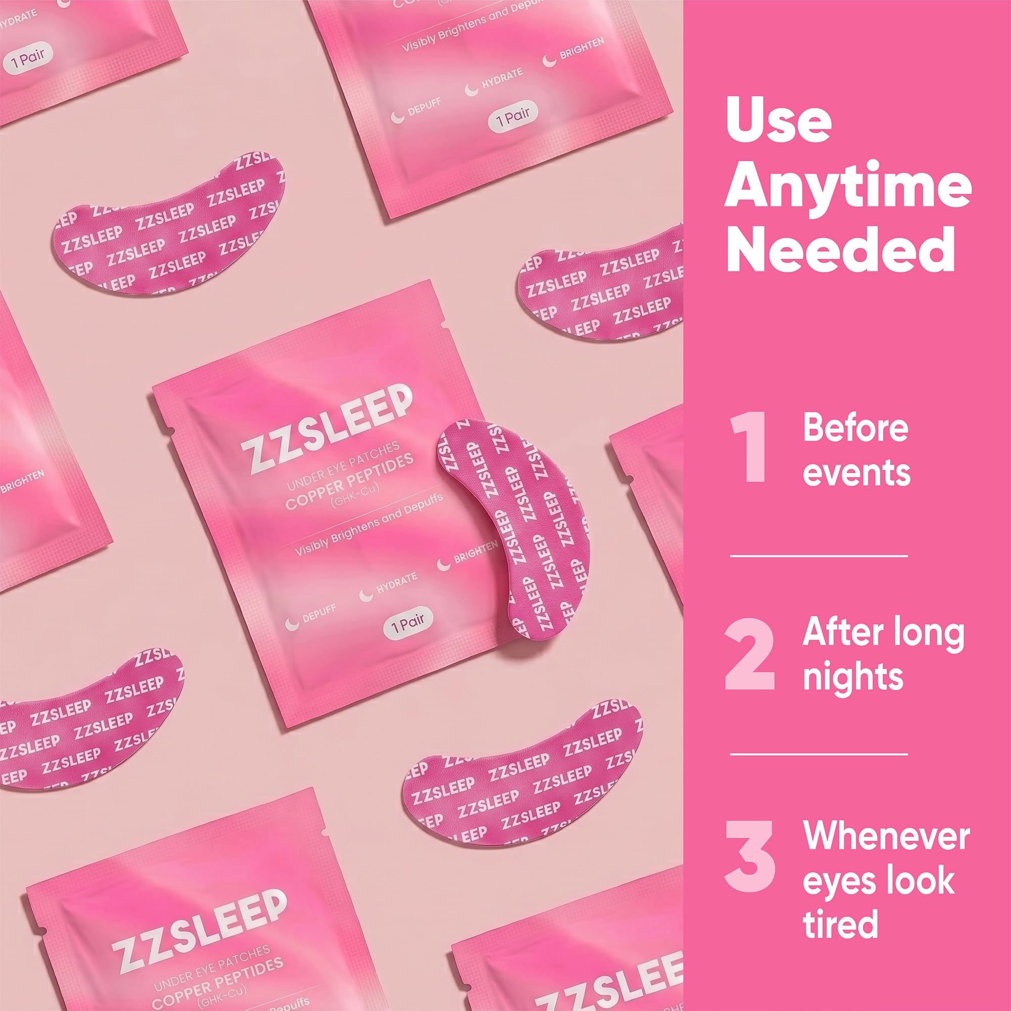 ZZSLEEP patch held in hand to show size and ease of use