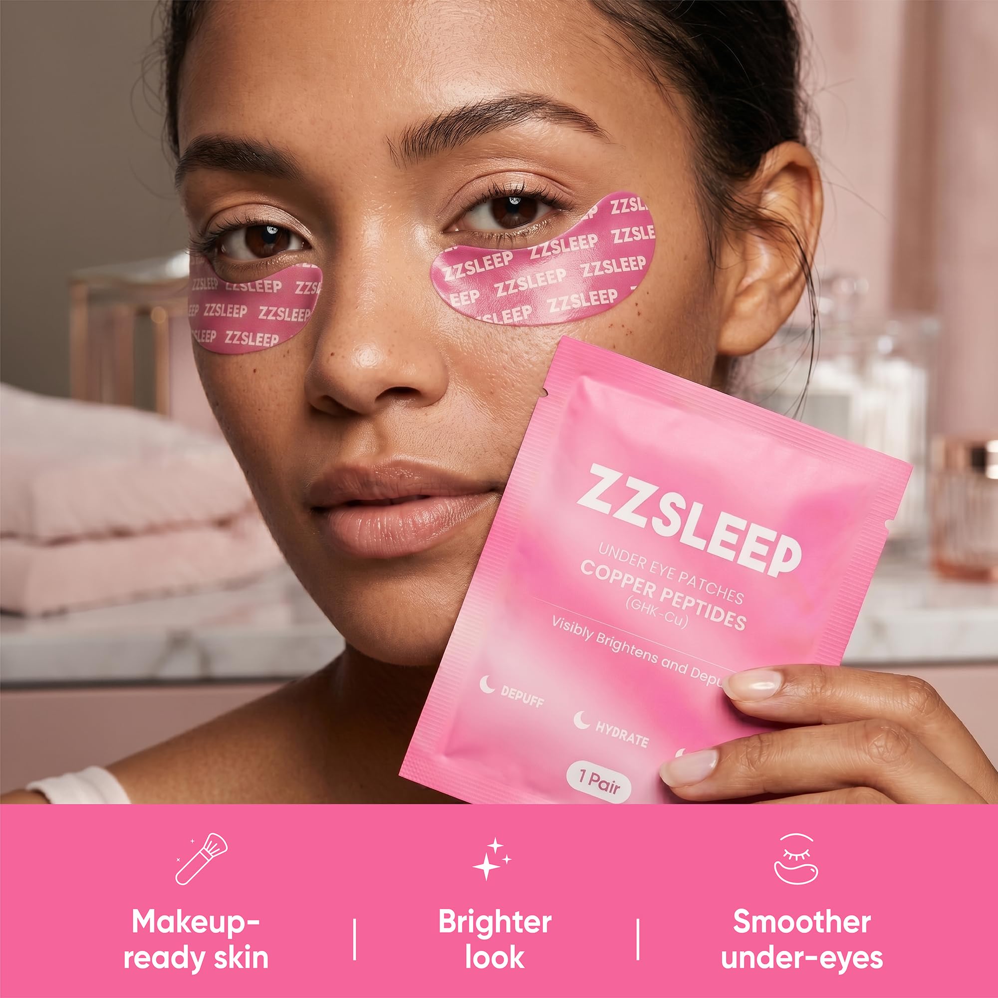 ZZSLEEP patches in a travel pouch ready for on-the-go treatments
